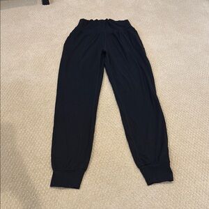Athleta Black Salutation Jogger